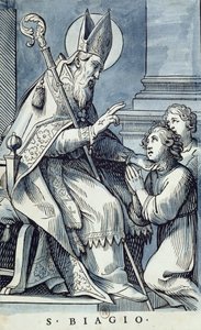 Saint Blaise guérissant un enfant malade - Jacques Stella